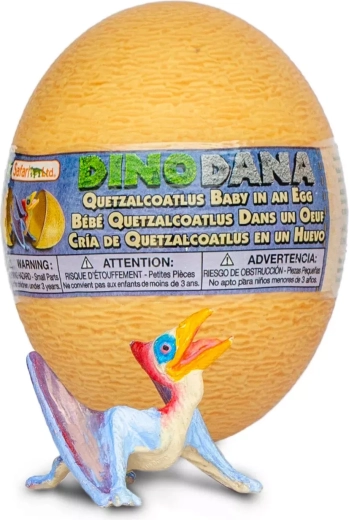 Safari Ltd. Quetzalcoatlus-fióka figura tojással, kiterjesztett valósággal