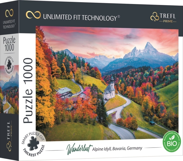 TREFL UFT kirakó Wanderlust: Az Alpok lábánál, 1000 darab