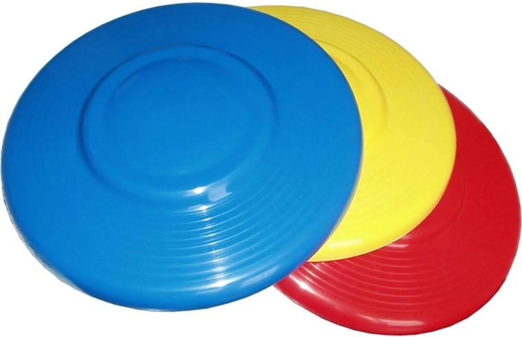 Repülő frizbi UFO korong 22 cm, műanyag, vegyes színek – 1 db