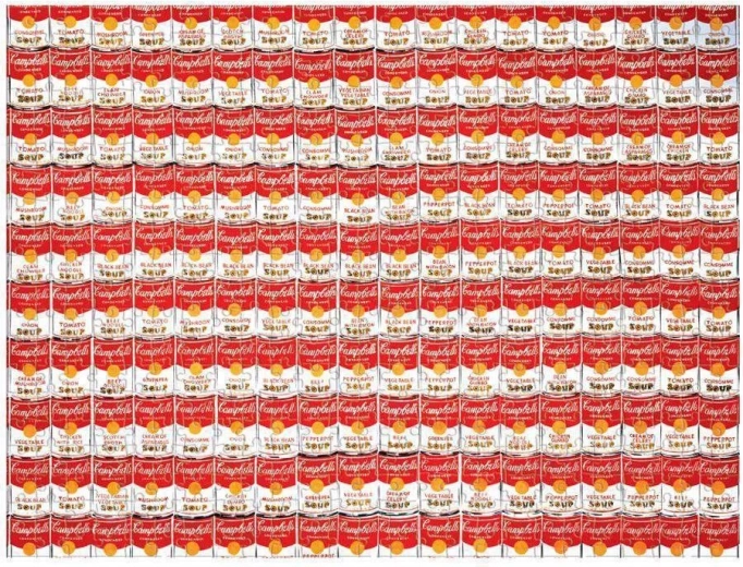Ikonikus pop-art ANDY WARHOL
