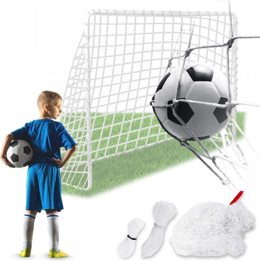 Neo-Sport erős háló futballkapuhoz 300 × 200 × 90 cm