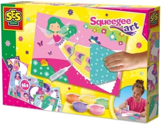SES Creative squeegee art kreatív készlet