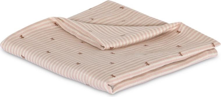 NuuRoo Valentin bambusz muszlin pelenka stripe bow