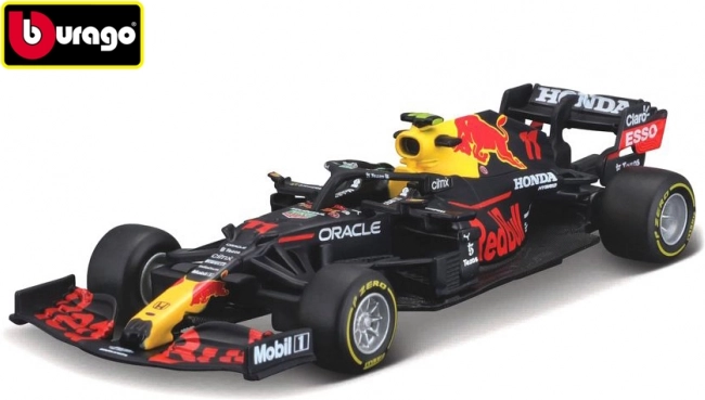 Red Bull Racing RB16B 2021 Sergio Pérez 1:43 modell autó a Bburagótól – Sisakkal