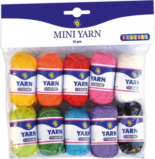 Playbox mini fonal – 10 színű készlet