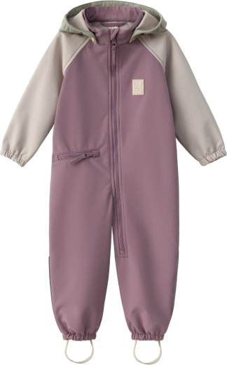 LEOKID softshell overall Color block Minnow pink, méret 86 (18–24 hónap)