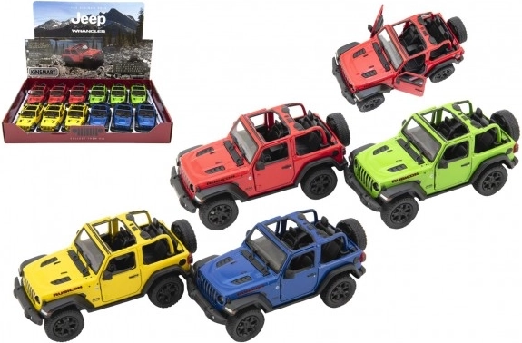 Fém modell Jeep Wrangler 2018 nyitott tetővel
