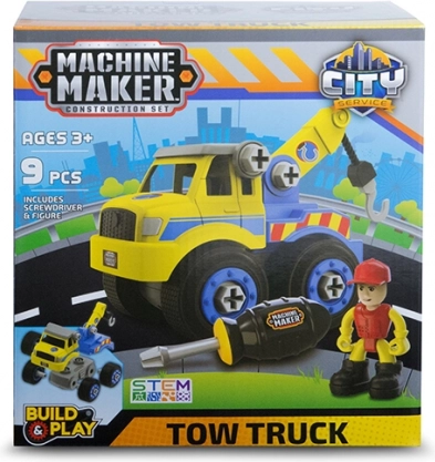 CITY SERVICE járműépítő készlet Machine Maker gyermekeknek