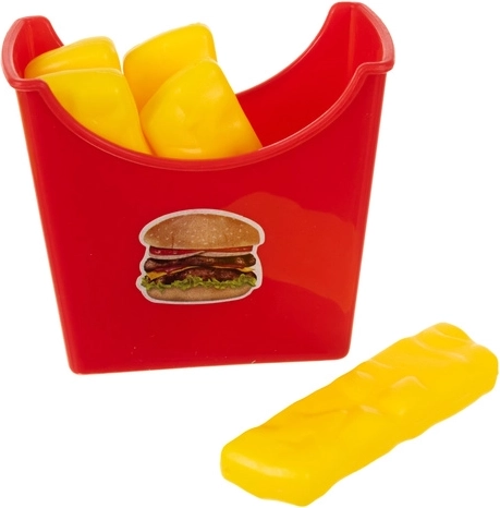 Hasábburgonya és szószok, mint az igazi