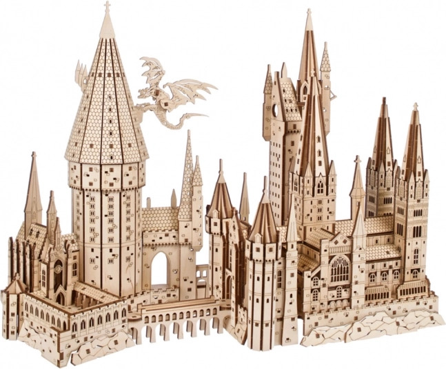 Ugears fa 3D puzzle Roxfort vára HARRY POTTER