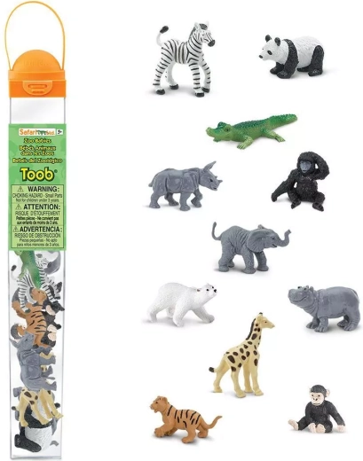 Safari Ltd. Toobs – állatkertbéli kölykök tubában