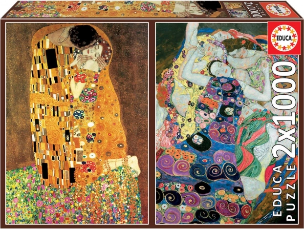 EDUCA Puzzle Csók és Lányok 2x1000 darab