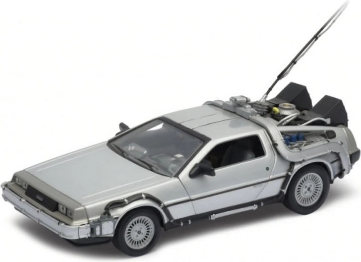 DeLorean autómodell a Vissza a jövőbe filmből 1:24