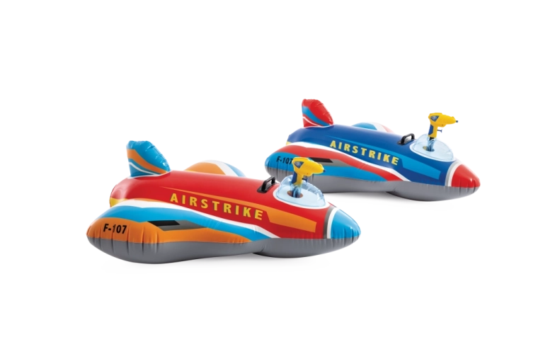 Beépített vízipisztoly az akciódús játékhoz