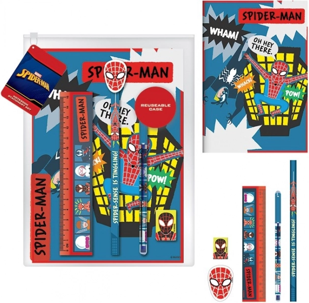 Prémium iskolai készlet Spider‑Man Sketch