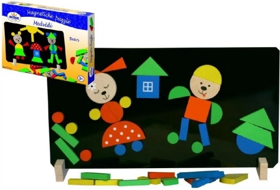Mágneses puzzle Medvék