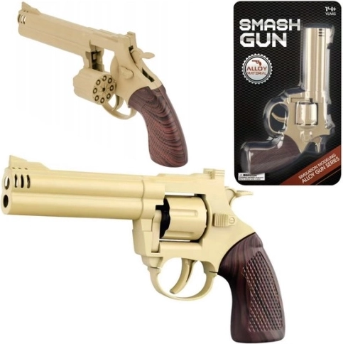Fém kapszulás revolver homokszínben