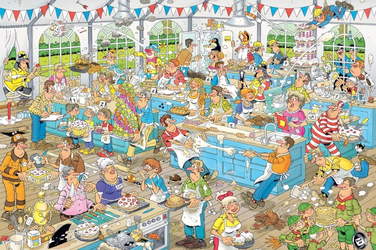 Puzzle Sütőverseny 1500 darab
