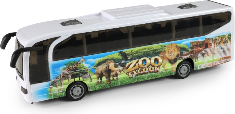 ZOO busz fénnyel és hanggal, 23 cm