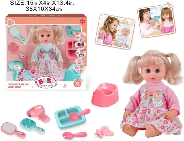 Baby Sweet Love interaktív baba bilivel és kiegészítőkkel