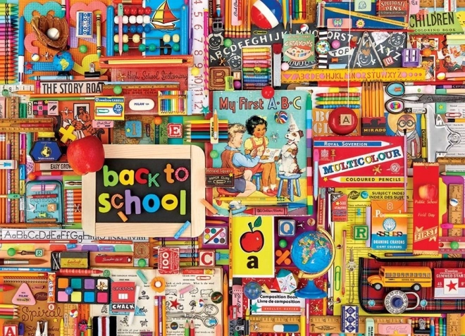 Puzzle Vissza az iskolába 1000 darabos a COBBLE HILL-től