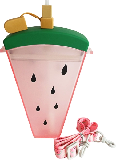 Dinnyemintás szívószálas ivópohár