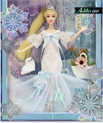 Anbibi virágos baba Kačenka 28 cm
