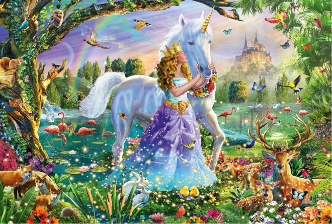Puzzle Hercegnő Egyszarvúval 150 Darabos