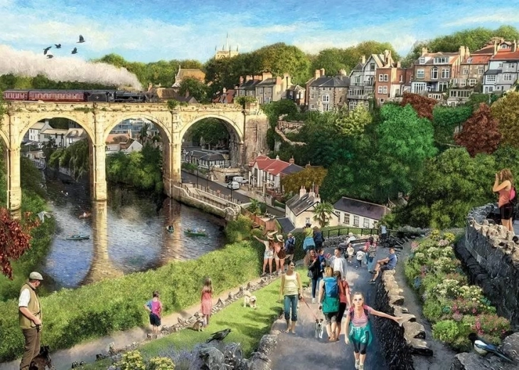 GIBSONS Knaresborough 1000 darabos puzzle