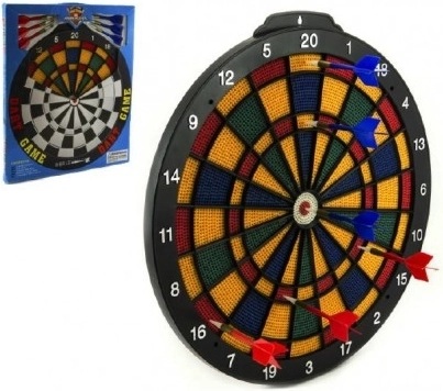 40 cm-es darts tábla 6 darab nyíllal