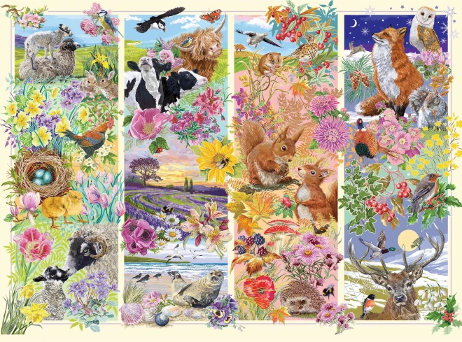 GIBSONS évszakok puzzle 1000 darabos