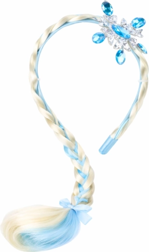 Csillogó hópehely és kék kövecskék