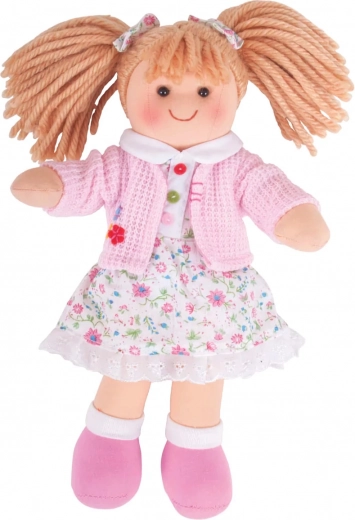 Bigjigs Toys textilbaba Poppy 28 cm