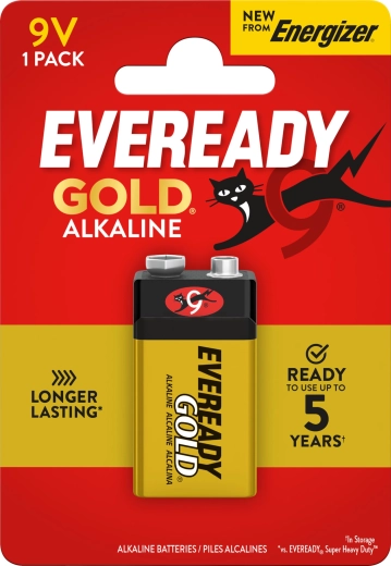 Energizer Eveready Gold 9V alkáli elem