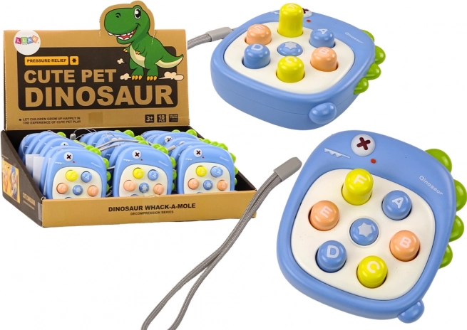 Whack a Mole dinoszaurusz játék kék