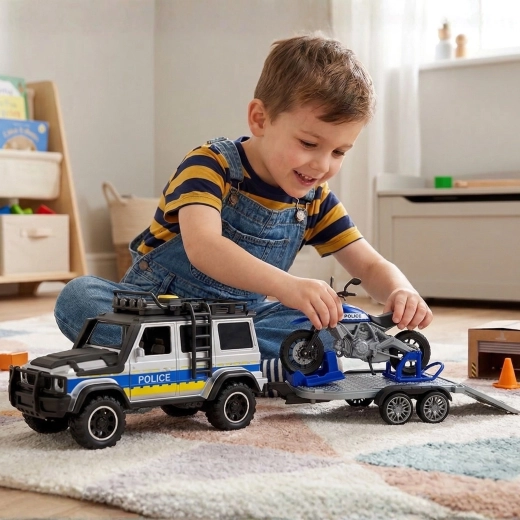 Utánfutó rendőrségi motorkerékpárhoz