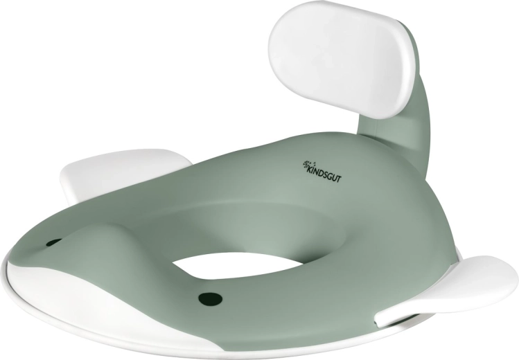 Kindsgut WC-szűkítő ülőke bálna formában, pisztácia