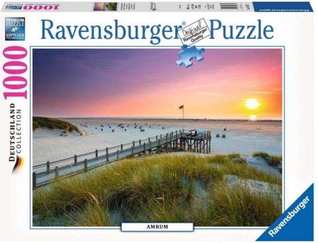 Naplemente Amrum felett – puzzle, 1000 darab