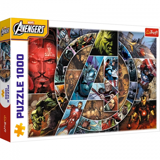 1000 darabos puzzle - Marvel Avengers hősök