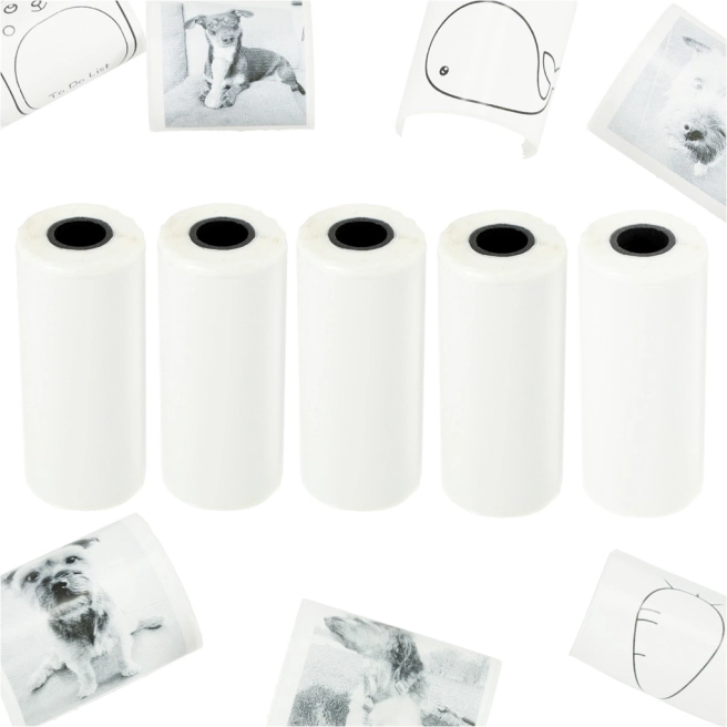 Öntapadós hőpapír mini nyomtatókhoz, csere tekercsek