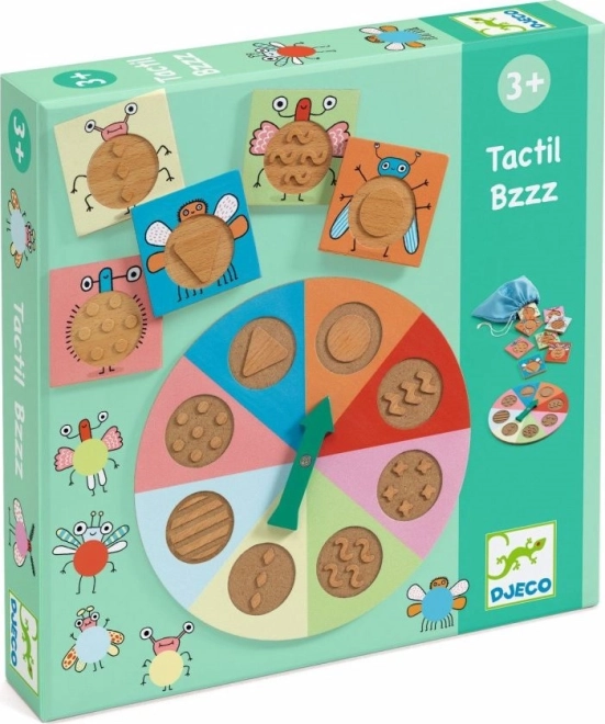 Djeco Fa Érzékelős Játék Tactil Bzzz