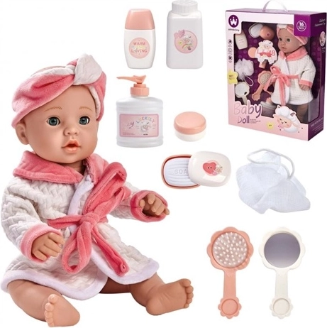 Baba fürdőszobai kiegészítőkkel