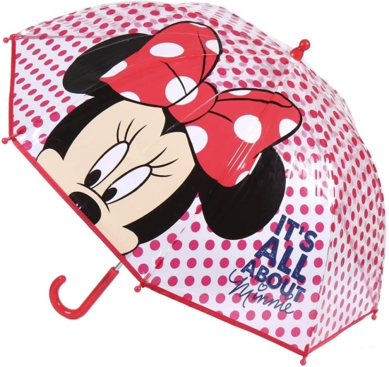 Cerdá gyermek manuális esernyő Disney Minnie, piros