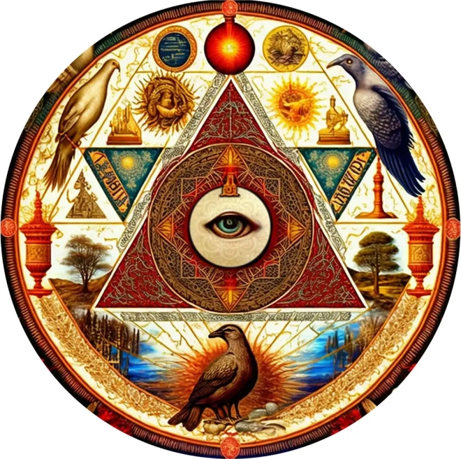 Fa puzzle Az univerzum szeme XL – 505 darab a Wooden City-től