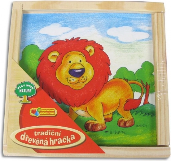 Fa kockák Állatok 2 típus