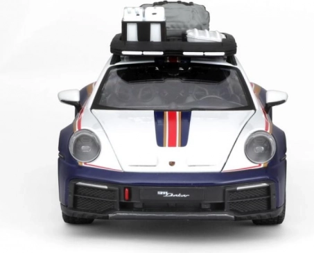 Fém autómodell 1:24 Porsche 911 Dakar Roughroads kék