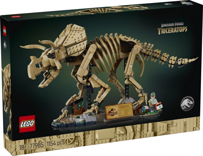 LEGO Jurassic World dinoszaurusz-fosszília: Triceratops