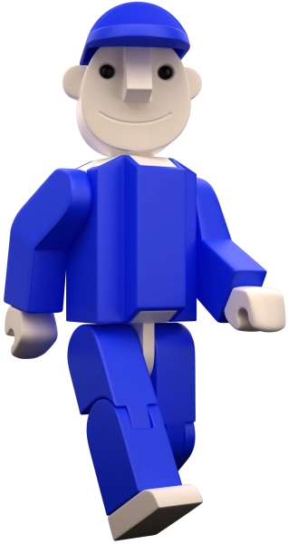 SEVÁČEK figura kék – nagy és kicsi