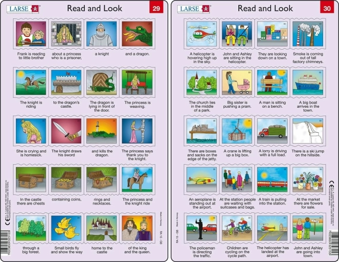Puzzle angol – hosszabb mondatok, 20 darab