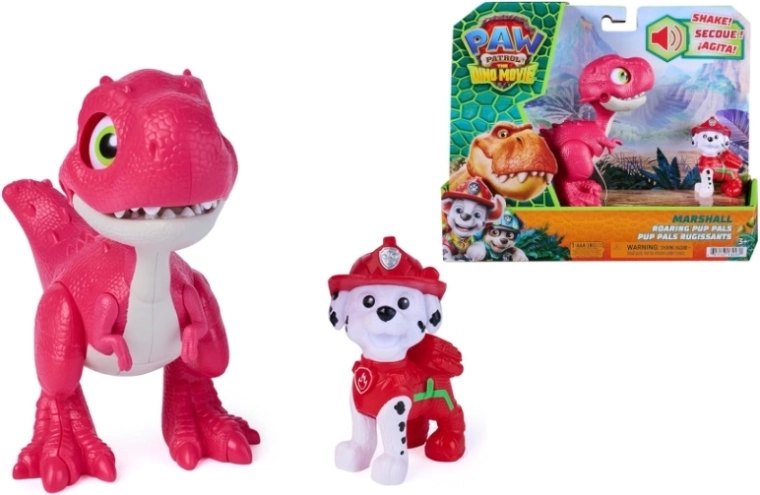 Spin Master PAW Patrol figura: Marshall dinoszauruszos kiegészítővel